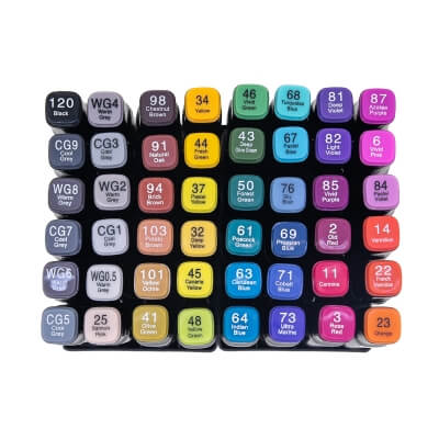 Маркеры Touch Cool для скетчинга, 48 цветов-3
