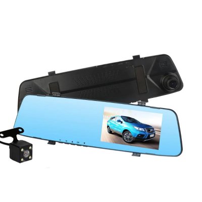 Видеорегистратор-зеркало автомобильный с экраном 11,7 см, touch-screen-1