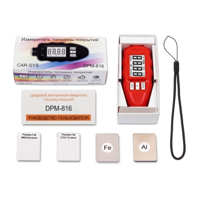 Толщиномер покрытий CARSYS DPM-816 Pro(красный)-4